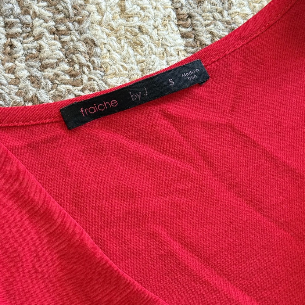 Fraiche by J Red Dress - Picture 5 of 6